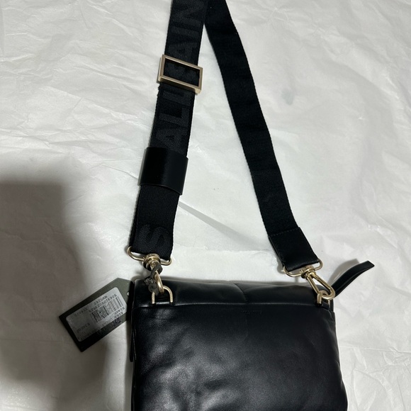 AllSaints Ezra Quilted Leather Crossbody Bag - Picture 11 of 14